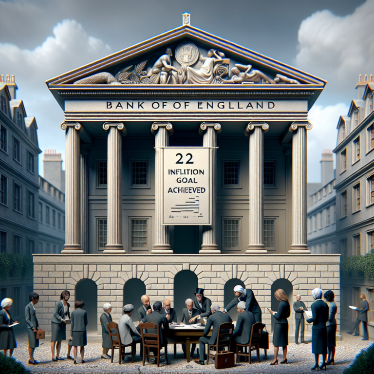 “Bank of England to Maintain Interest Rates Despite Achieving 2% Inflation Goal”