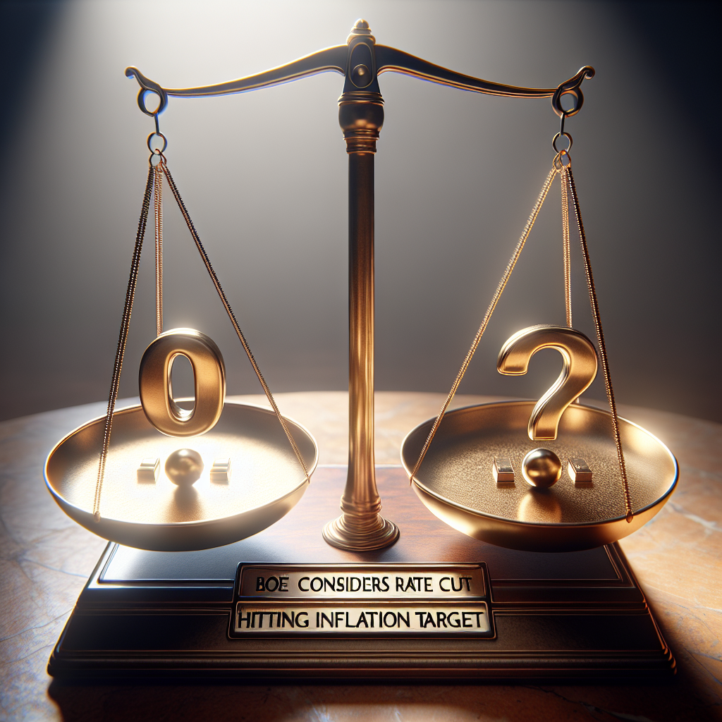 “BoE Considers Rate Cut Despite Hitting Inflation Target – What’s Next?”