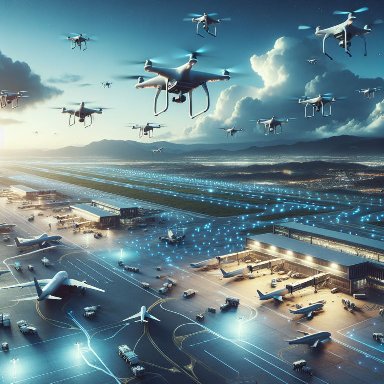 “Exciting News: Drones Share Airspace with Crewed Aircraft at Jersey Airport!”