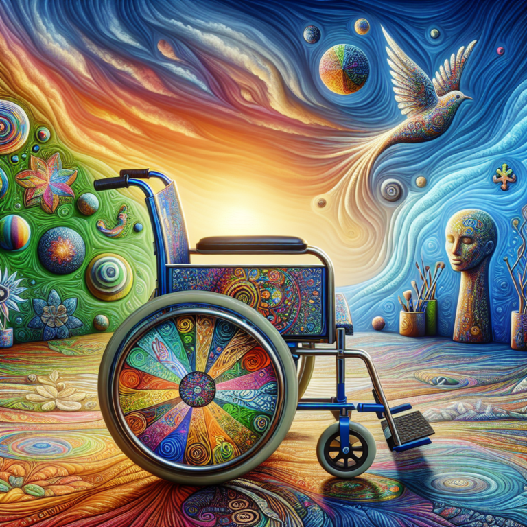 Discover the Inspiring Wheelchair Art for Awareness Project by Jersey Cheshire Home