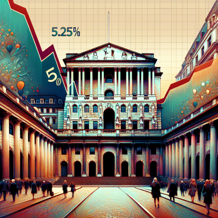 Bank of England Set to Maintain 16-Year High Interest Rate of 5.25% Amid Decrease in Inflation