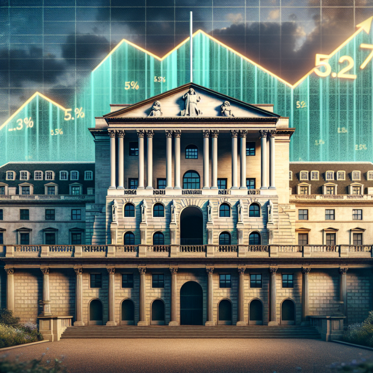 Bank of England Set to Maintain 16-Year High Interest Rate of 5.25% Amid Decrease in Inflation