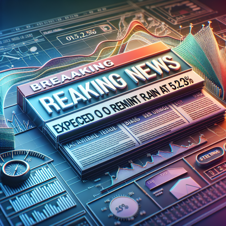 Breaking News: Latest Update on Interest Rates – Expected to Remain at 5.25%