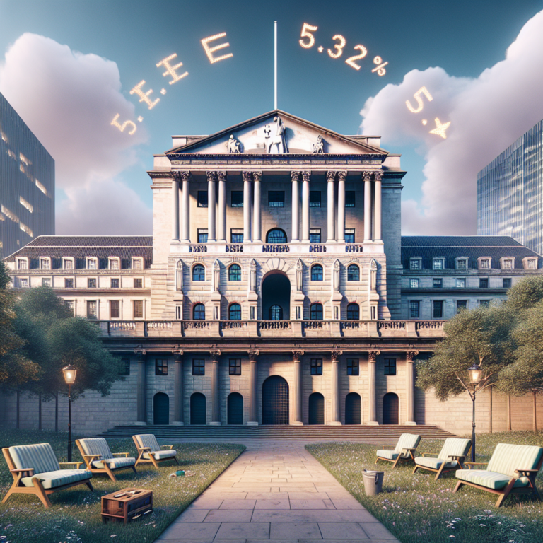 “Bank of England Maintains Interest Rates at 5.25% for Seventh Consecutive Time”