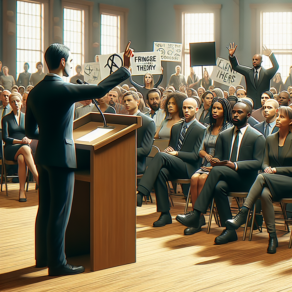 “Premier stands firm on addressing conspiracy theories at town hall meeting”