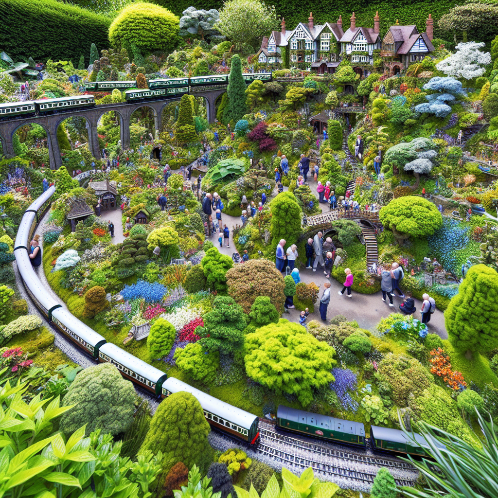 “Step into a Miniature Wonderland: Jersey’s Model Train Garden Now Open for Visitors!”