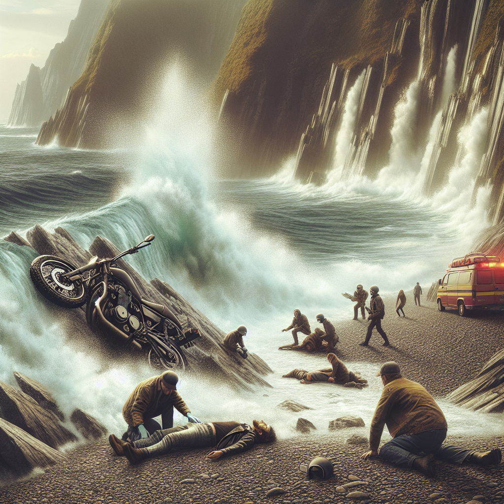 “Terrifying Motorcycle Crash on Jersey’s North Coast Leaves Rider with Severe Injuries”