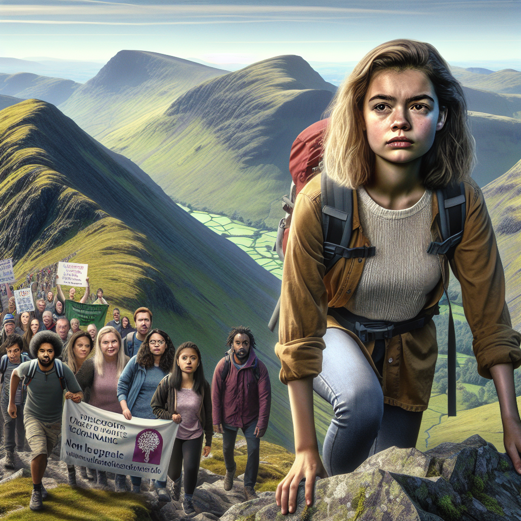 “Brave 10-Year-Old Isabella Takes on Scafell Pike to Support Les Bourgs”