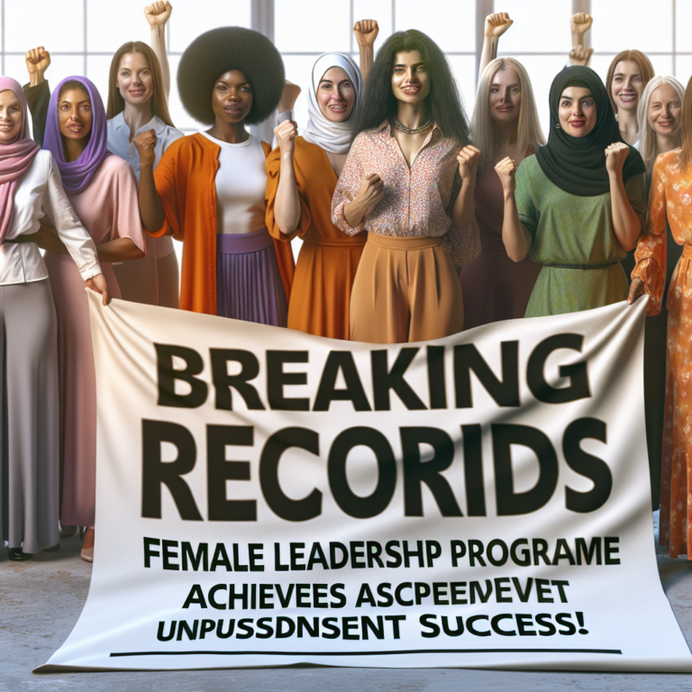 “Breaking Records: Female Leadership Programme Achieves Unprecedented Success!”