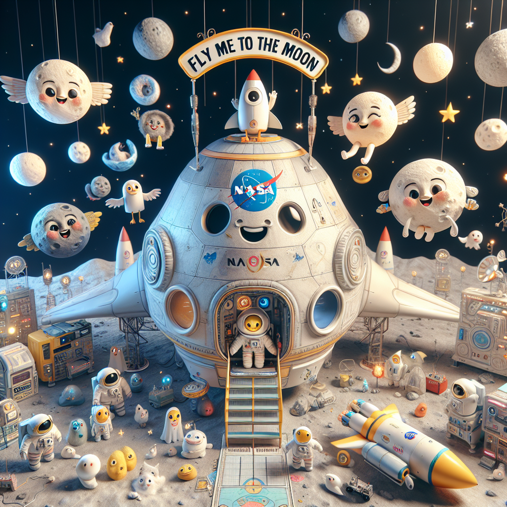 NASA Teams Up with ‘Fly Me to the Moon’ to Playfully Mock This Conspiracy Theory