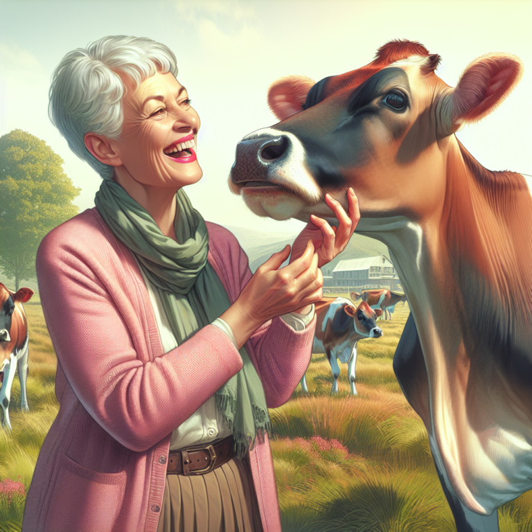 “Royal Visit Turns Hilarious as Camilla Shares a Laugh with Playful Jersey Cows”