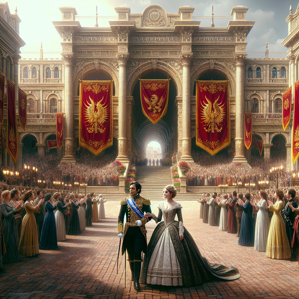 “Royal Arrival: King and Queen Grace Royal Square in Jersey’s St. Helier”