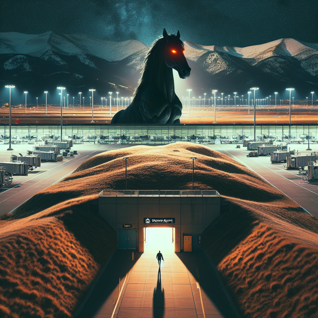 Unveiling the Mysteries of Denver Airport: Exploring Secret Tunnels and the Infamous ‘Cursed’ Horse