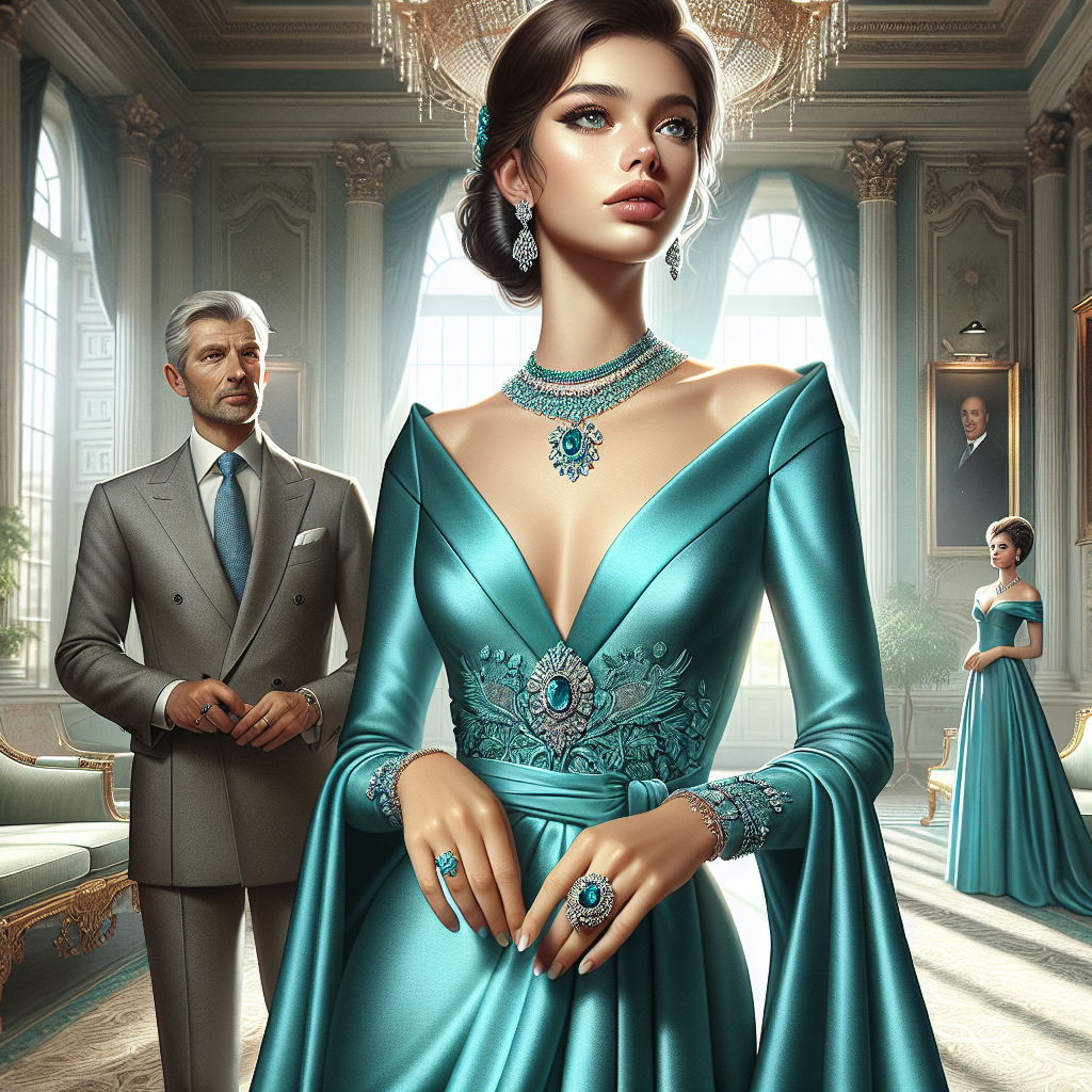 “Queen Camilla Shines in Stunning Turquoise Anna Valentine Dress During Royal Visit with King Charles”