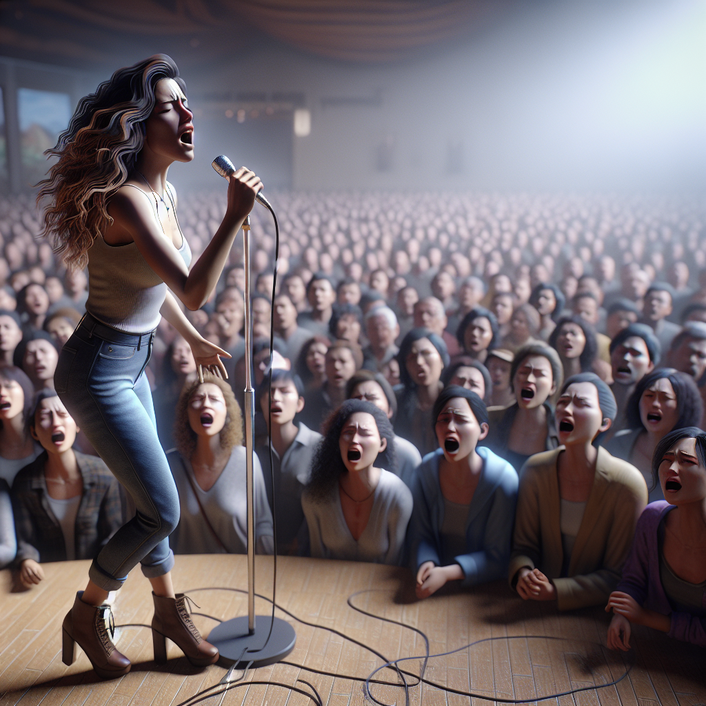 “Ingrid Andress stirs up frenzy with controversial national anthem performance”