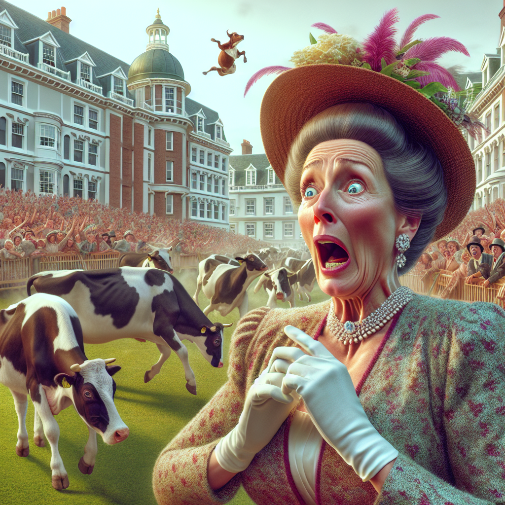 Camilla’s Hilarious Reaction to Wet King’s Parade in Jersey with Frisky Cows Causes a Stir