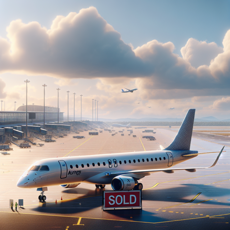 “Aurigny’s Successful Sale of Embraer E195 Aircraft”