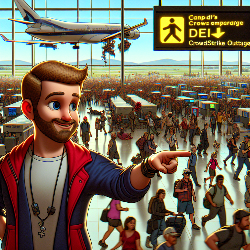 Elon Musk Points Finger at DEI for Airport Chaos: Get the Latest on CrowdStrike Outage and Conspiracy Theories