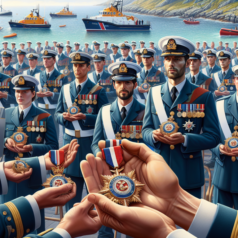 “Jersey Coastguard Honored with Prestigious King’s Coronation Medals”