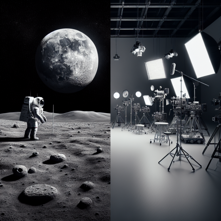 “Shocking NASA Moon Images Suggest Apollo Landings Filmed in Studio with Identical Backgrounds”