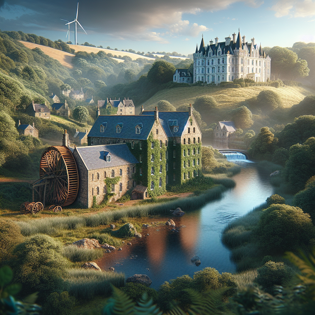 “Rare Opportunity: Historic 700-Year-Old Mill and Stunning Mansion for Sale in Picturesque Jersey Location”