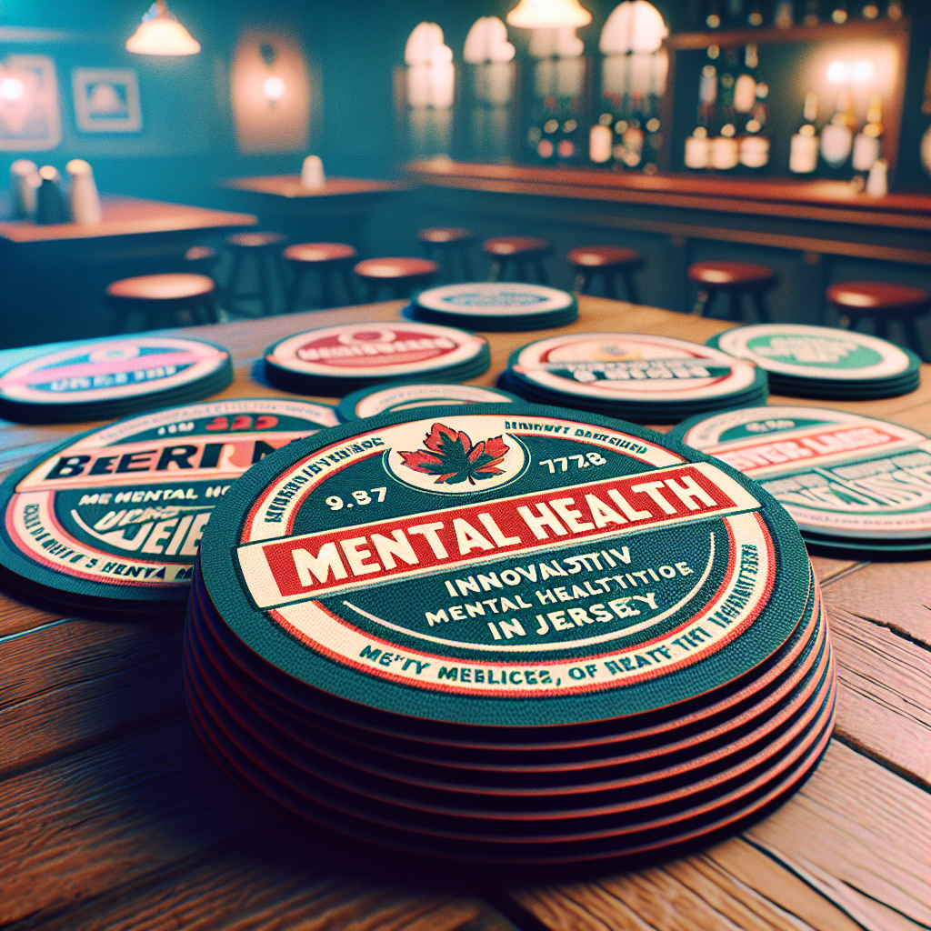 “Jersey introduces innovative mental health initiative using beer mats”