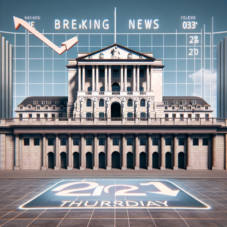 “Exciting News: Bank of England Set to Lower Interest Rates This Thursday!”
