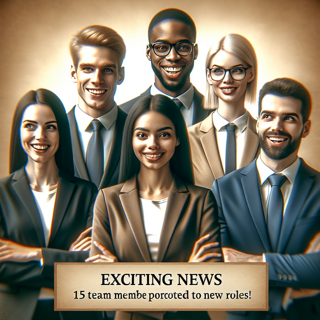 “Exciting News: BWCI Elevates 15 Team Members to New Roles!”