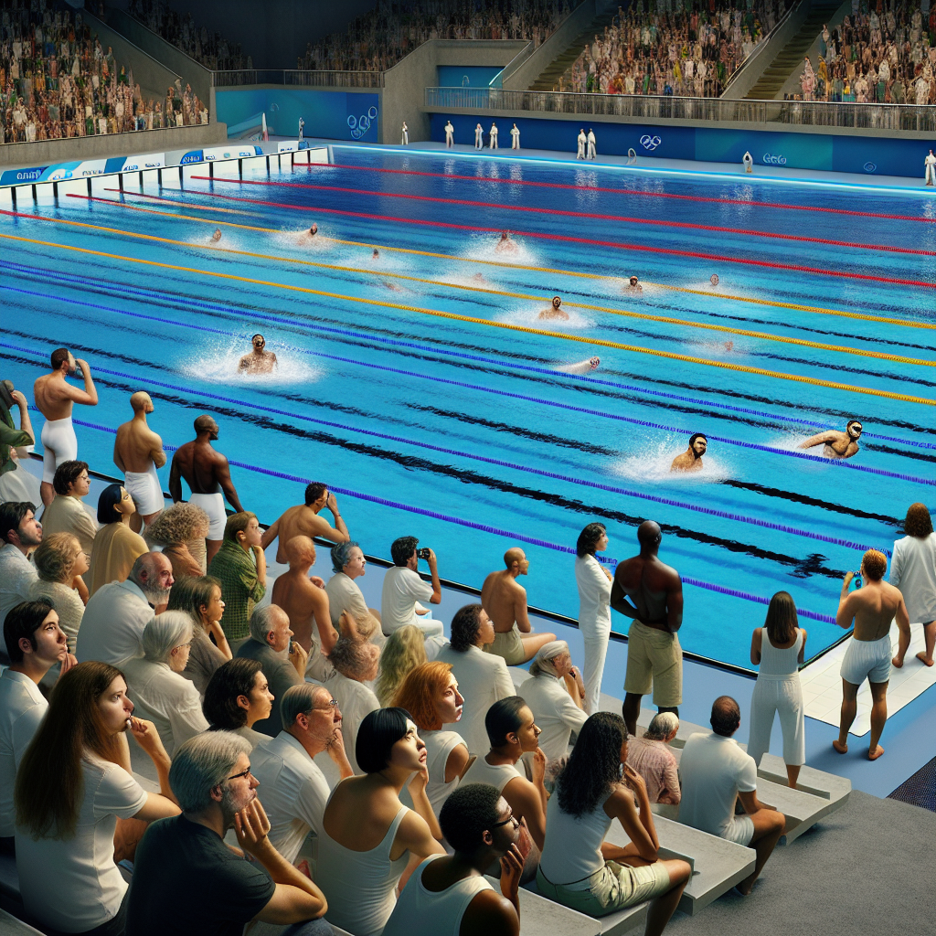“Olympics viewers captivated by wild ‘slow swimming pool’ conspiracy theory – is it payback?”