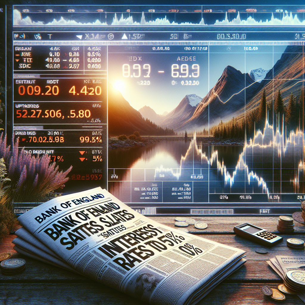 “Breaking News: Bank of England Slashes Interest Rates to 5% – FTSE 100 Updates!”