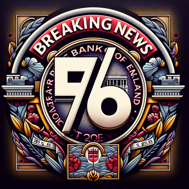 “Breaking News: Bank of England Slashes Interest Rate to 5% – First Decrease in Over a Year!”