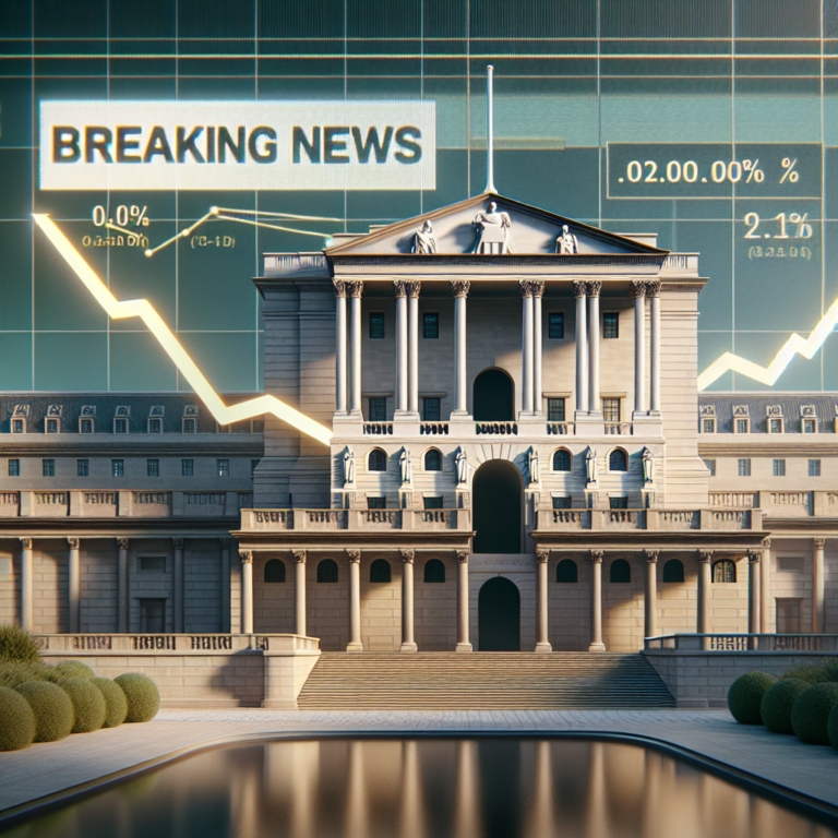 “Breaking News: Bank of England Makes Long-Awaited Interest Rate Cut!”