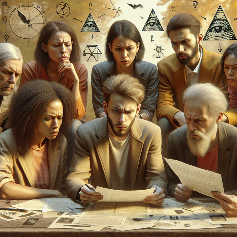 Unveiling the Truth: How Conspiracy Theorists React When Faced with Evidence.