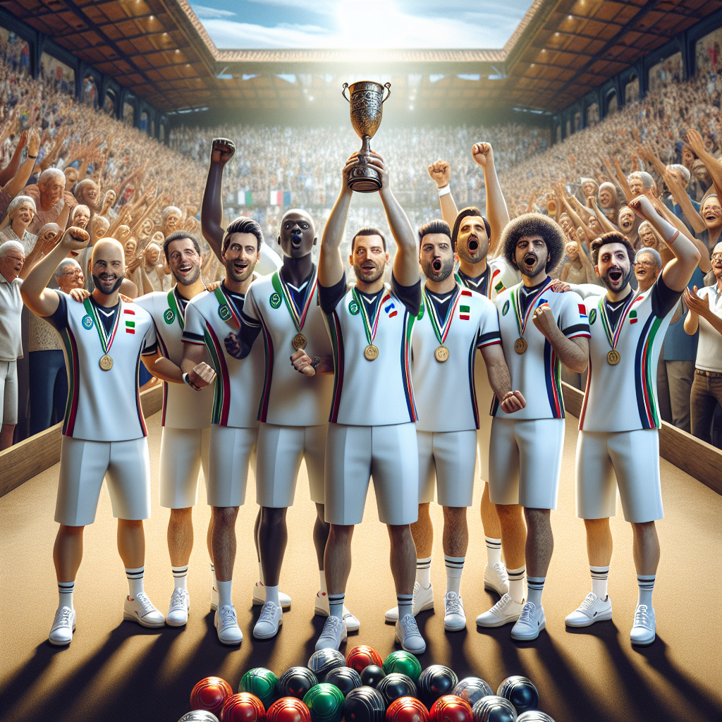 “Team Jersey Makes History with Stunning Win at Pétanque Home Nations Championships”