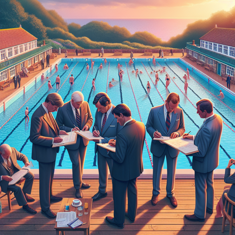 “Discover the Latest Findings from Jersey Officials’ Visit to Guernsey’s Bathing Pools!”
