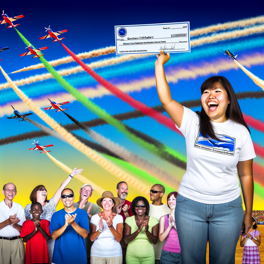 “Organiser Thrilled by Generous Donations Boosting Air Display Success!”