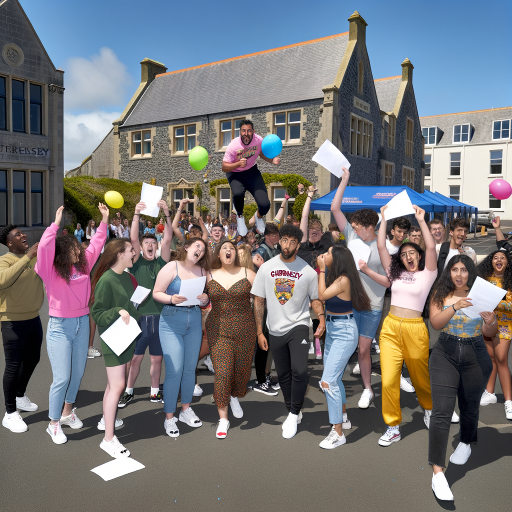 Guernsey Students Celebrate Thrilling Exam Success!