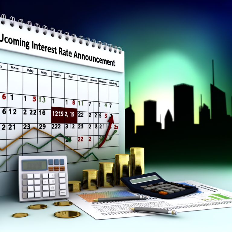 Mark Your Calendars: Upcoming Interest Rate Announcement – Will a Cut Be on the Horizon?