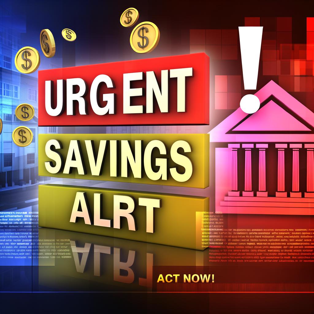 Urgent Savings Alert: ‘Act Now!’ as Banks Prepare to Cut High Interest Rates!