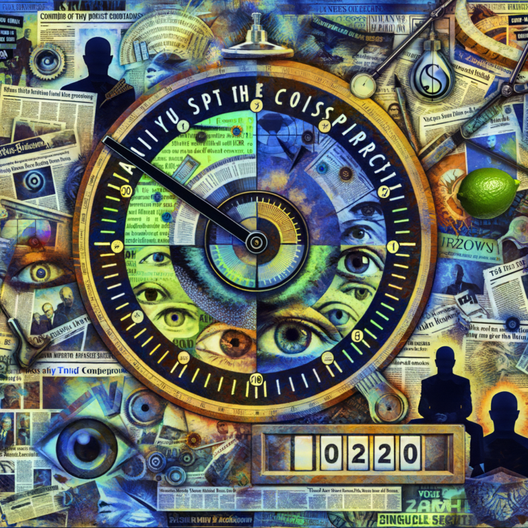 Can You Spot the Conspiracy Theory in Under 20 Seconds? Test Your 20/20 Vision!