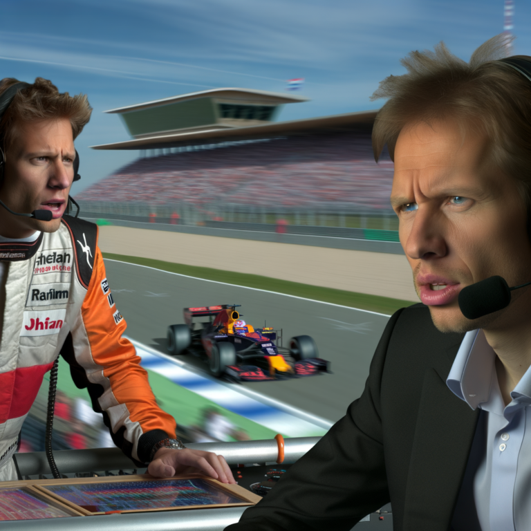 Max Verstappen Admits to Intentional Move Amidst Martin Brundle’s Pace Conspiracy Claims!
