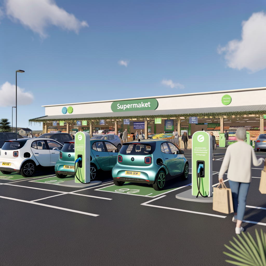 “Supermarkets in Jersey Set to Roll Out Electric Vehicle Charging Stations!”