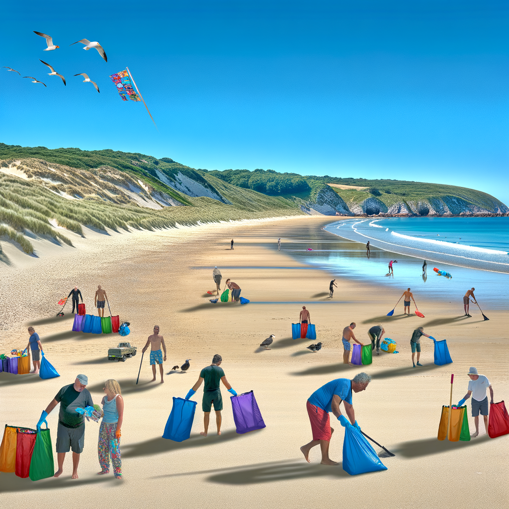 Islanders Celebrate Cleaner Beaches: Litter Levels on Jersey and Guernsey Decline!