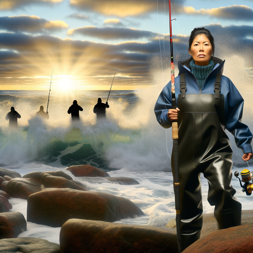 “Breaking Waves: A Jersey Fisherwoman’s Journey in a Male-Dominated World”