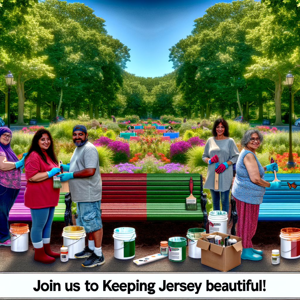 “Exciting Job Opportunity: Help Maintain 800 Benches Across Jersey!”