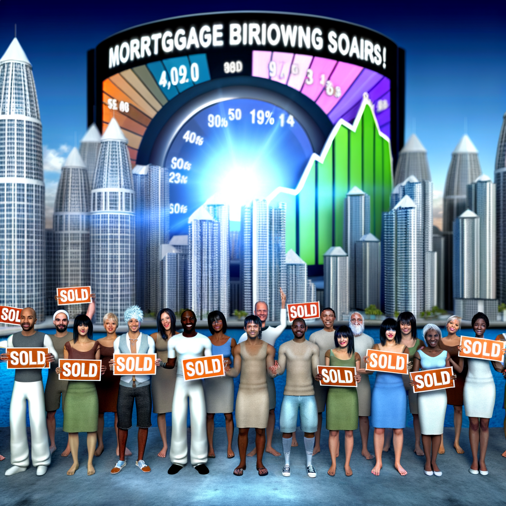 “Mortgage Borrowing Soars to Highest Level in Two Years as Falling Interest Rates Ignite Confidence!”