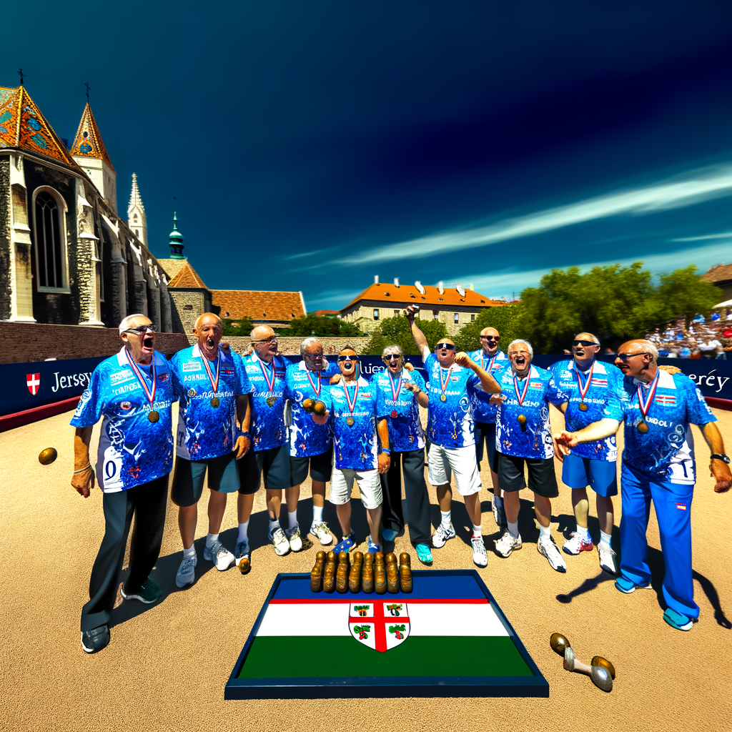 Jersey’s Pétanque Team Shines Bright in Hungary!