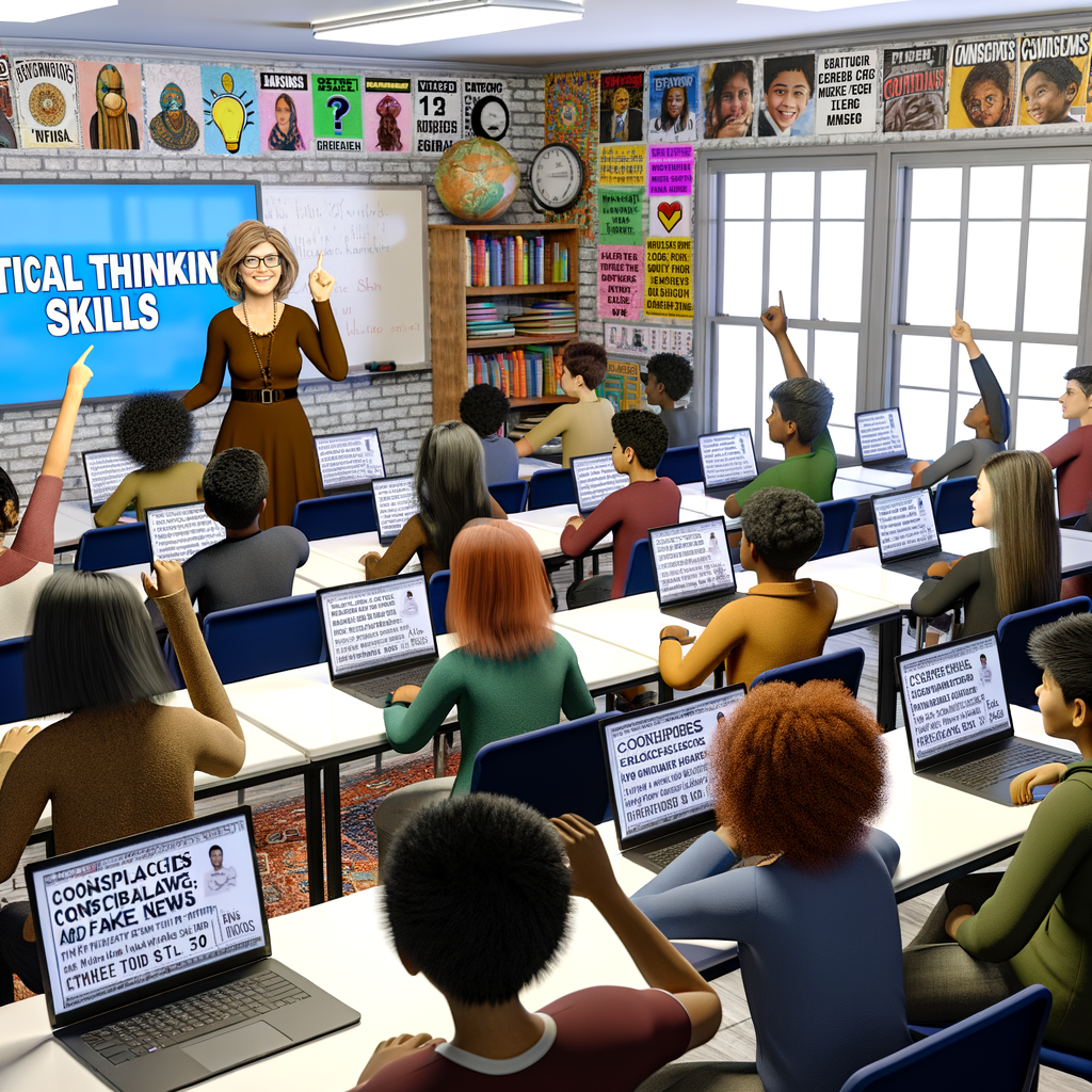 “Empowering the Next Generation: Schools Urged to Equip Kids with Skills to Identify Conspiracies and Fake News!”