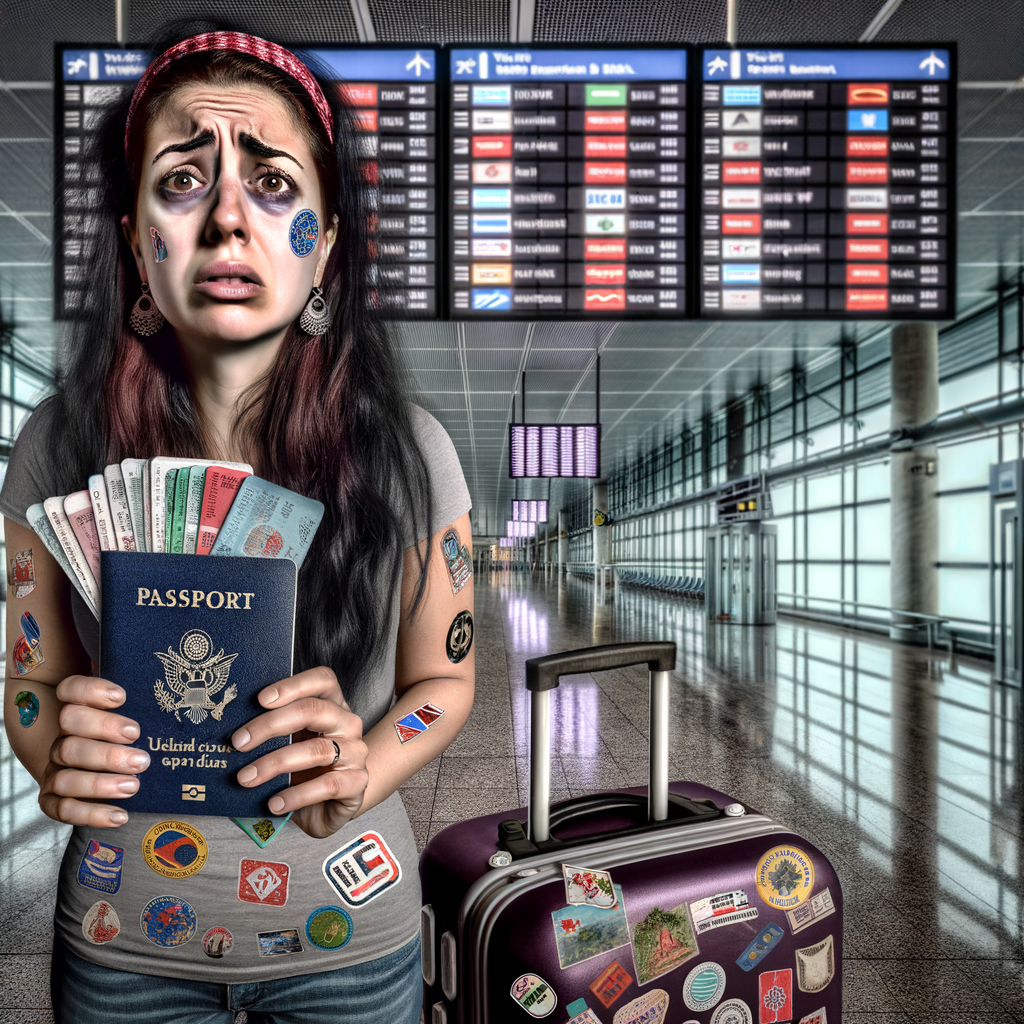 “Traveler Stranded Abroad: Passport Full, No Room for Stamps!”