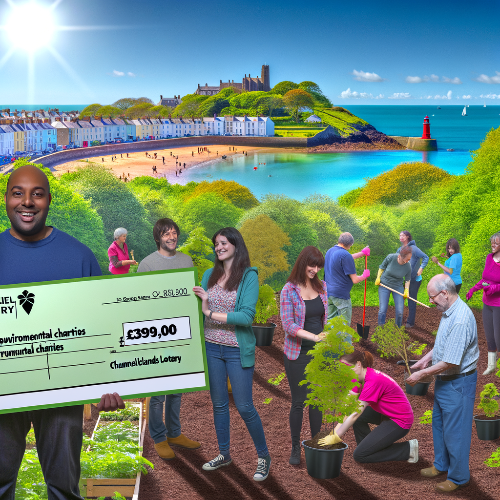Jersey’s Environmental Charities Score Big with £39,000 Boost from Channel Islands Lottery!